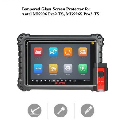 Tempered Glass Screen Protector for Autel MK906Pro2-TS Scanner